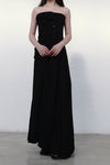 Marc le bihan half jacketless shoulder strap dress 2145 black